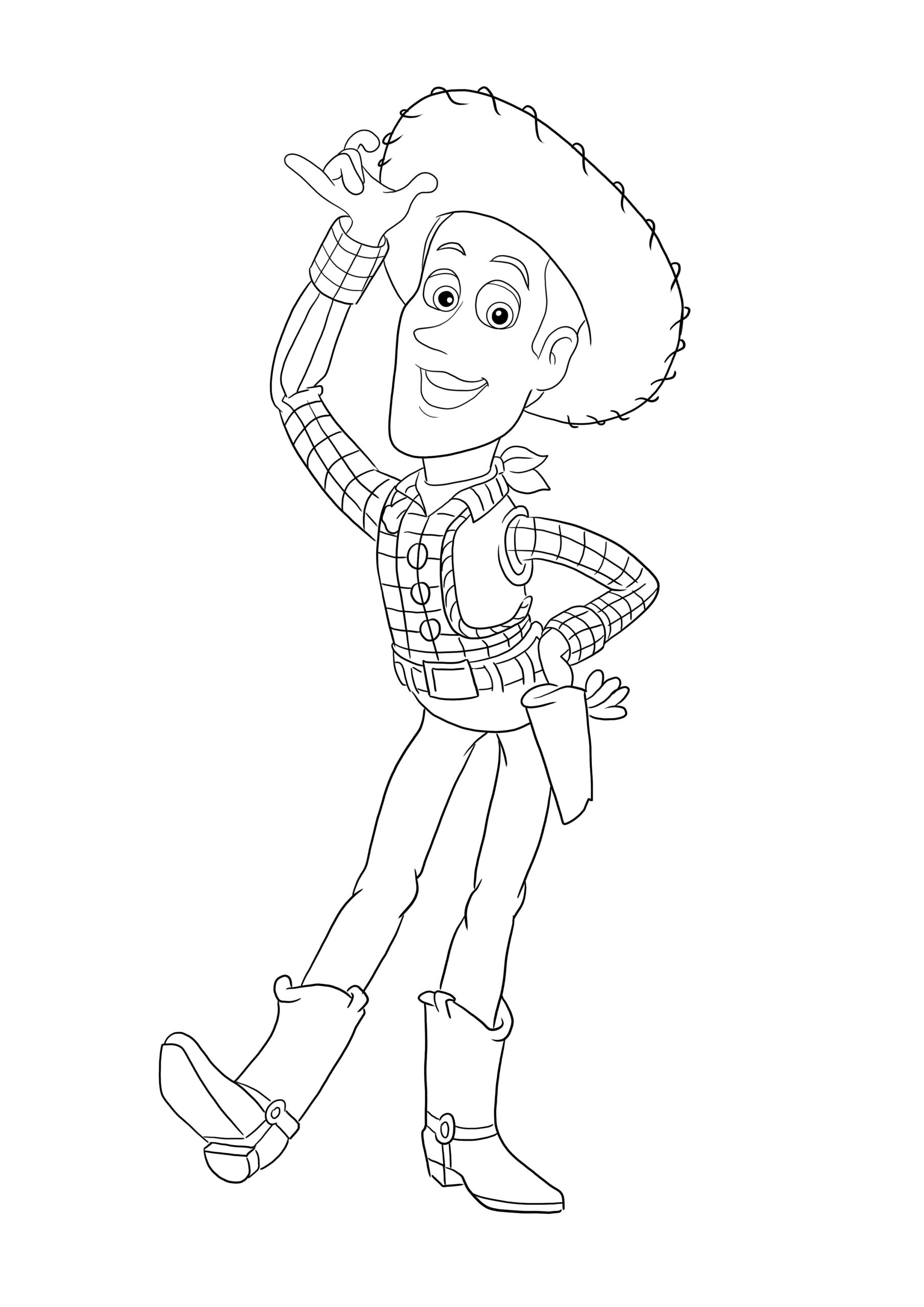 Woody Toy Story Coloring Pages