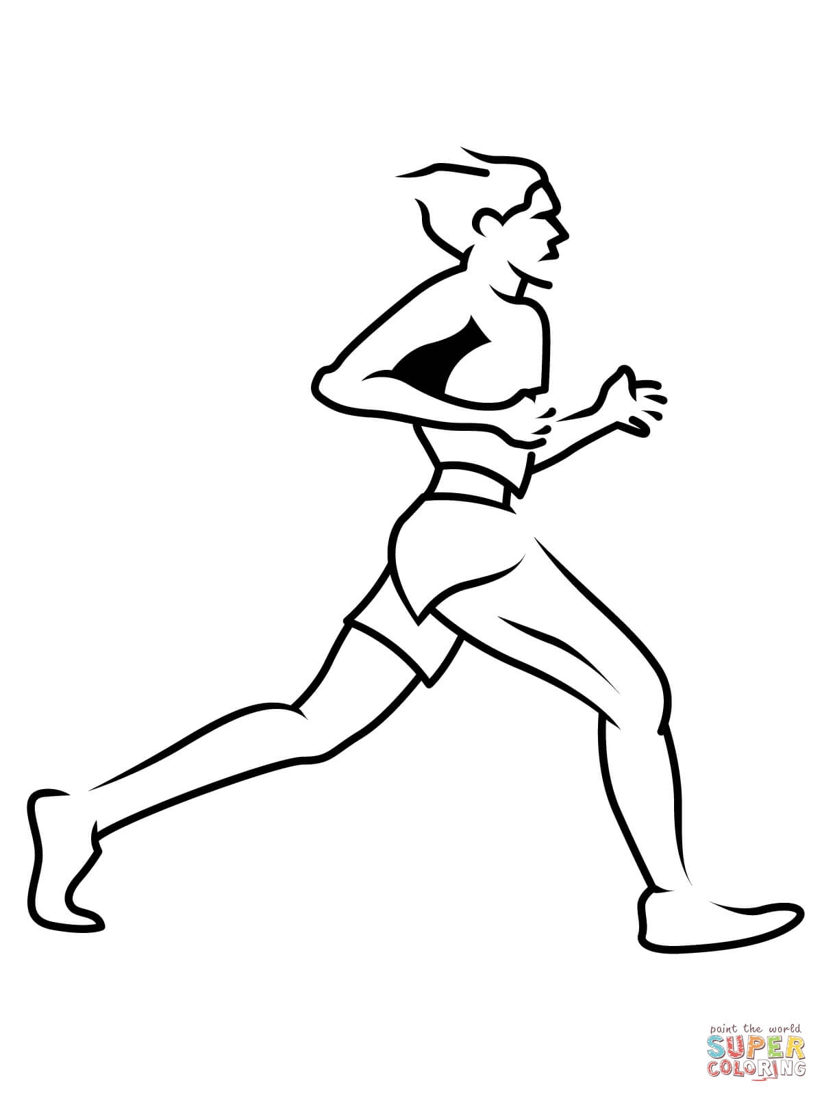 Track Runner Drawing At GetDrawings Free Download