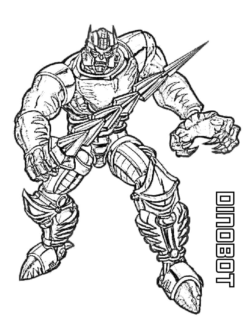 Transformers Dinobot Coloring Page Free Printable Coloring Pages For Kids