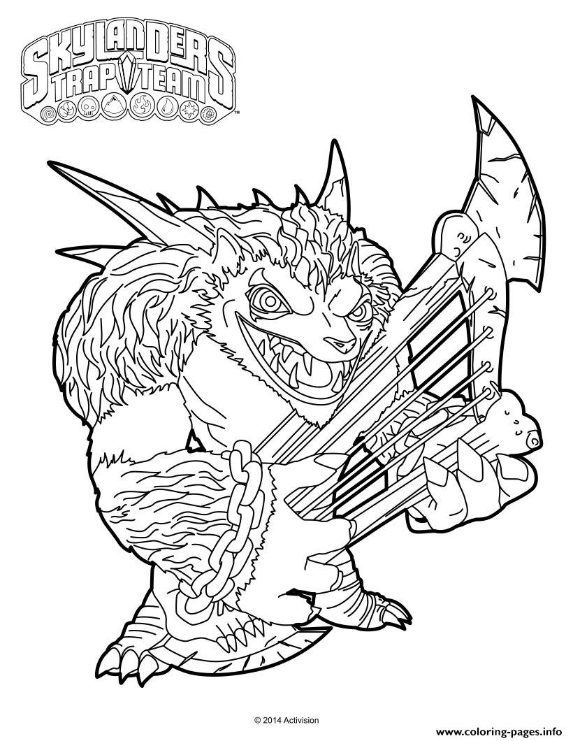 Trap Team Skylanders Coloring Pages