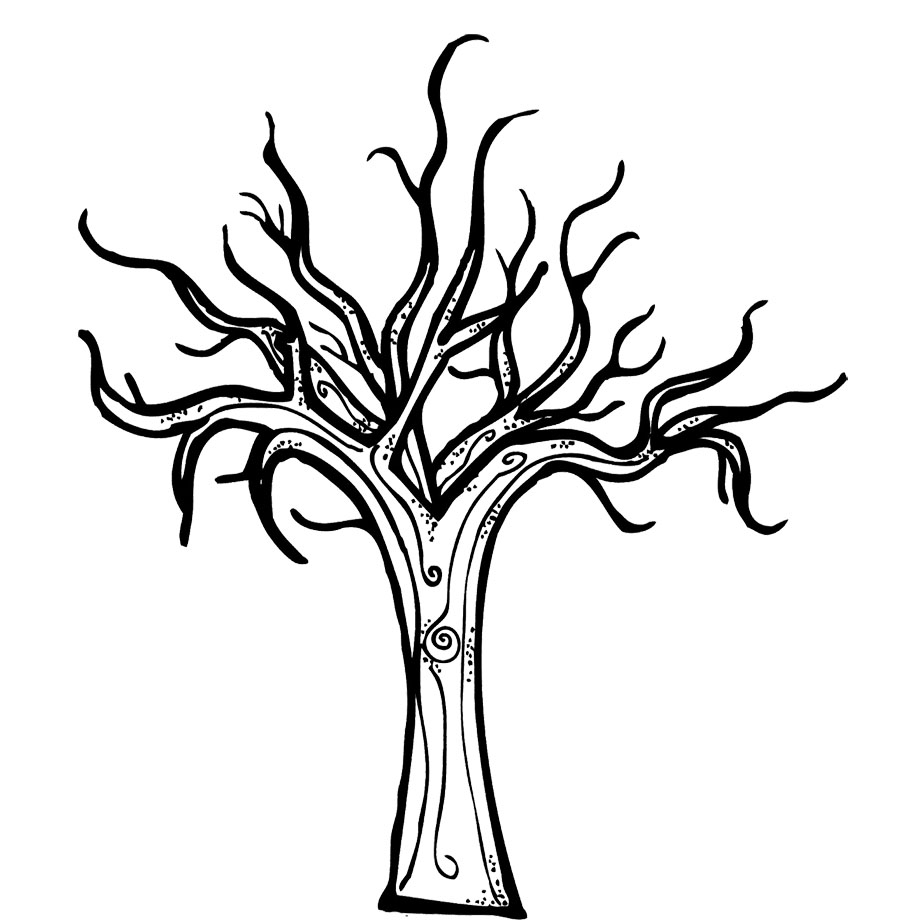 Tree Coloring Pages Bare Tree Coloring Page Kids Coloring Art ClipArt Best ClipArt Best