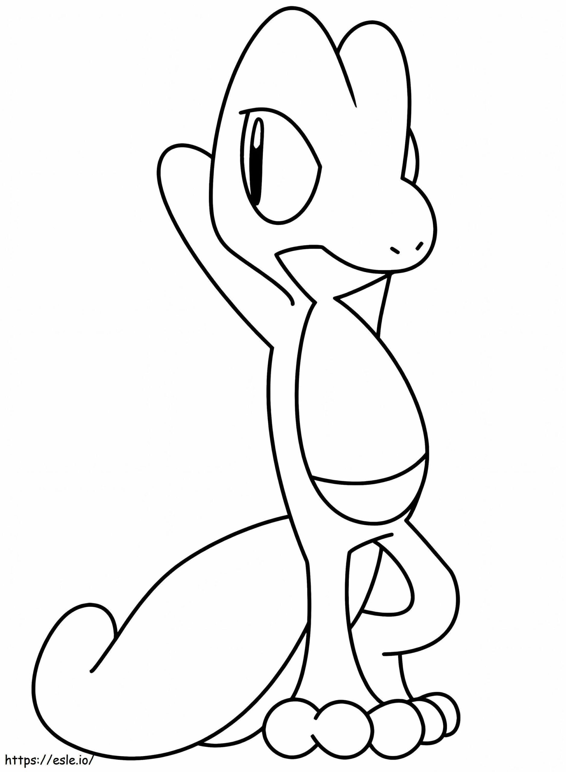 Treecko To Color Coloring Page