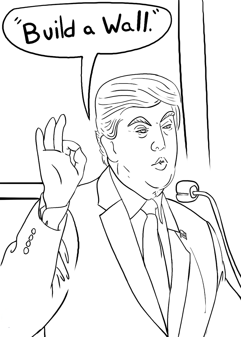 Donald Trump Coloring Pages
