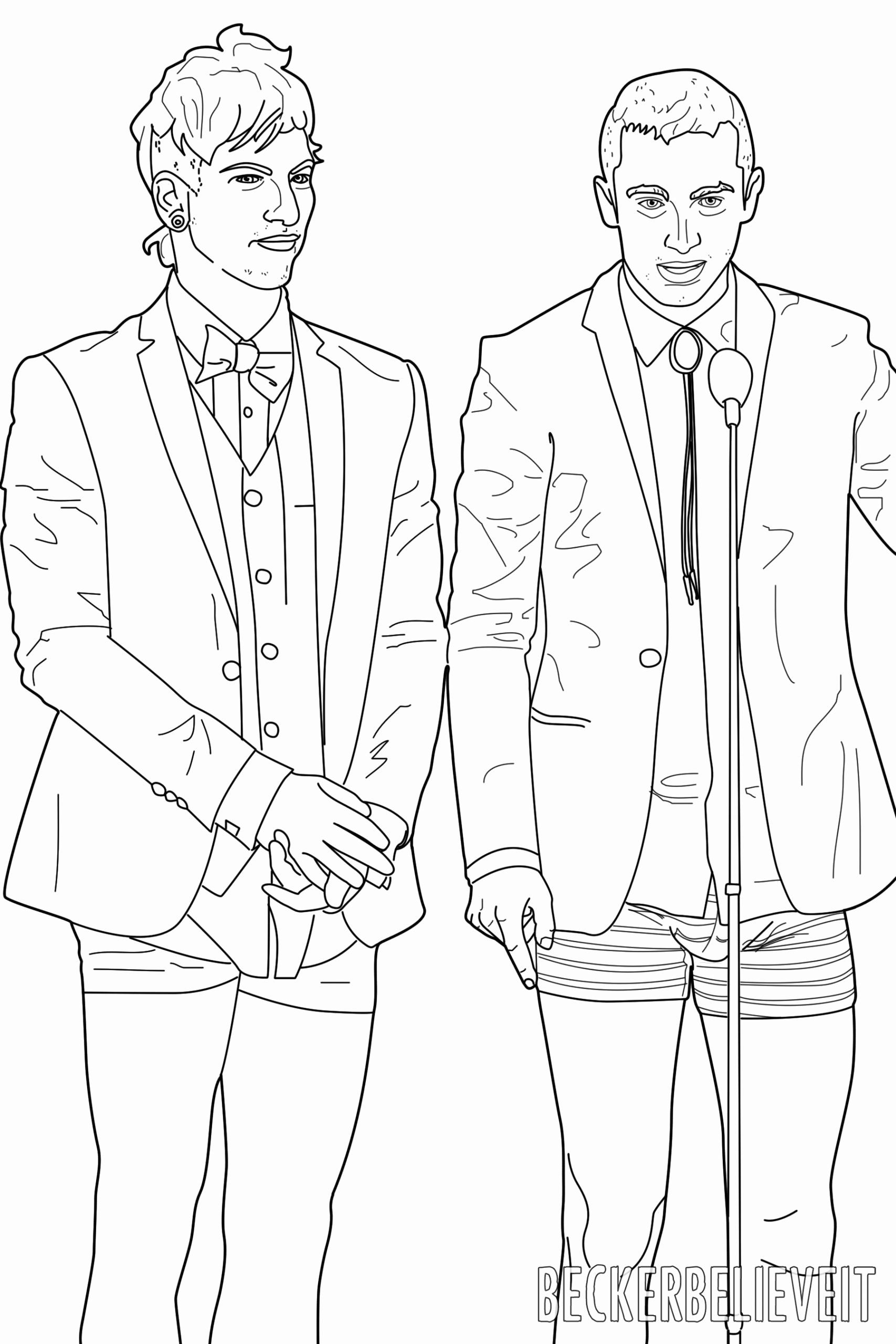 Twenty One Pilots Coloring Pages
