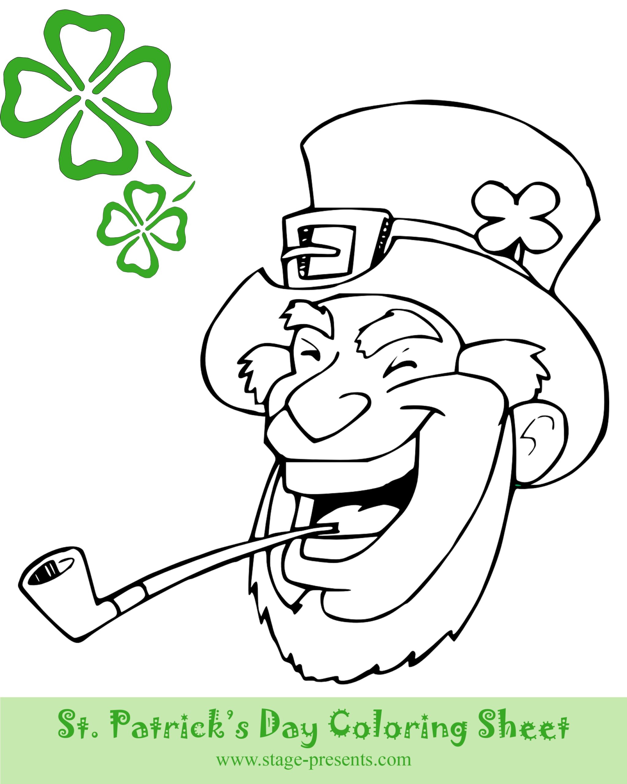 St Patrick's Coloring Pages