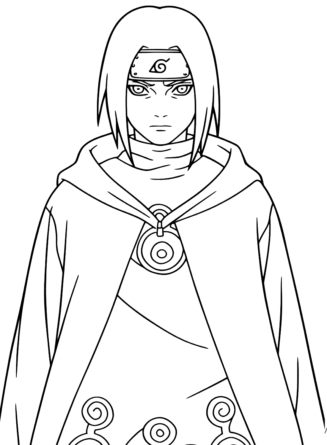 Uchiha Itachi Coloring Pages Coloring Pages For Kids And Adults Self Reliance Itachi Uchiha