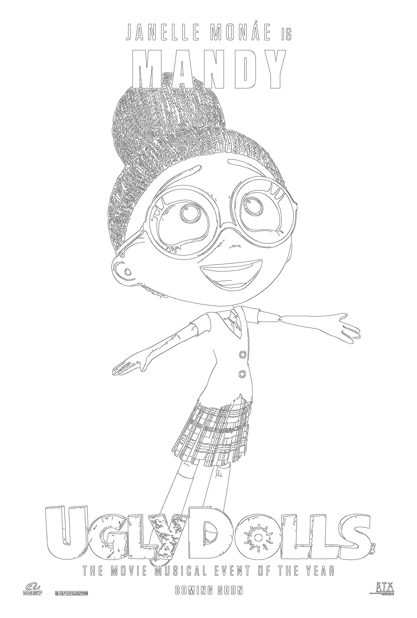 Ugly Dolls Coloring Pages Best Coloring Pages For Kids