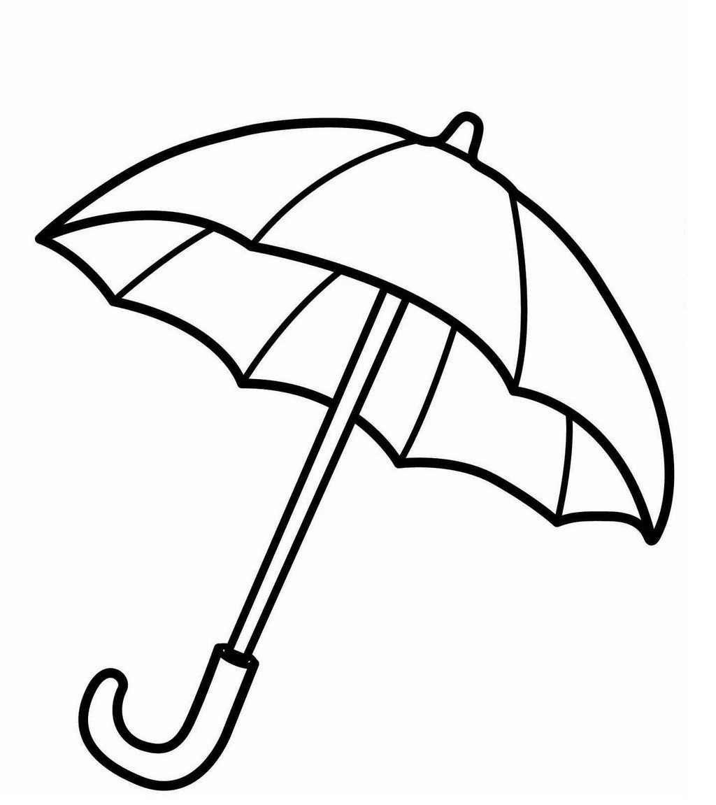 Umbrella Coloring Sheet For Kids Umbrella Coloring Pages Spring Coloring Sheets