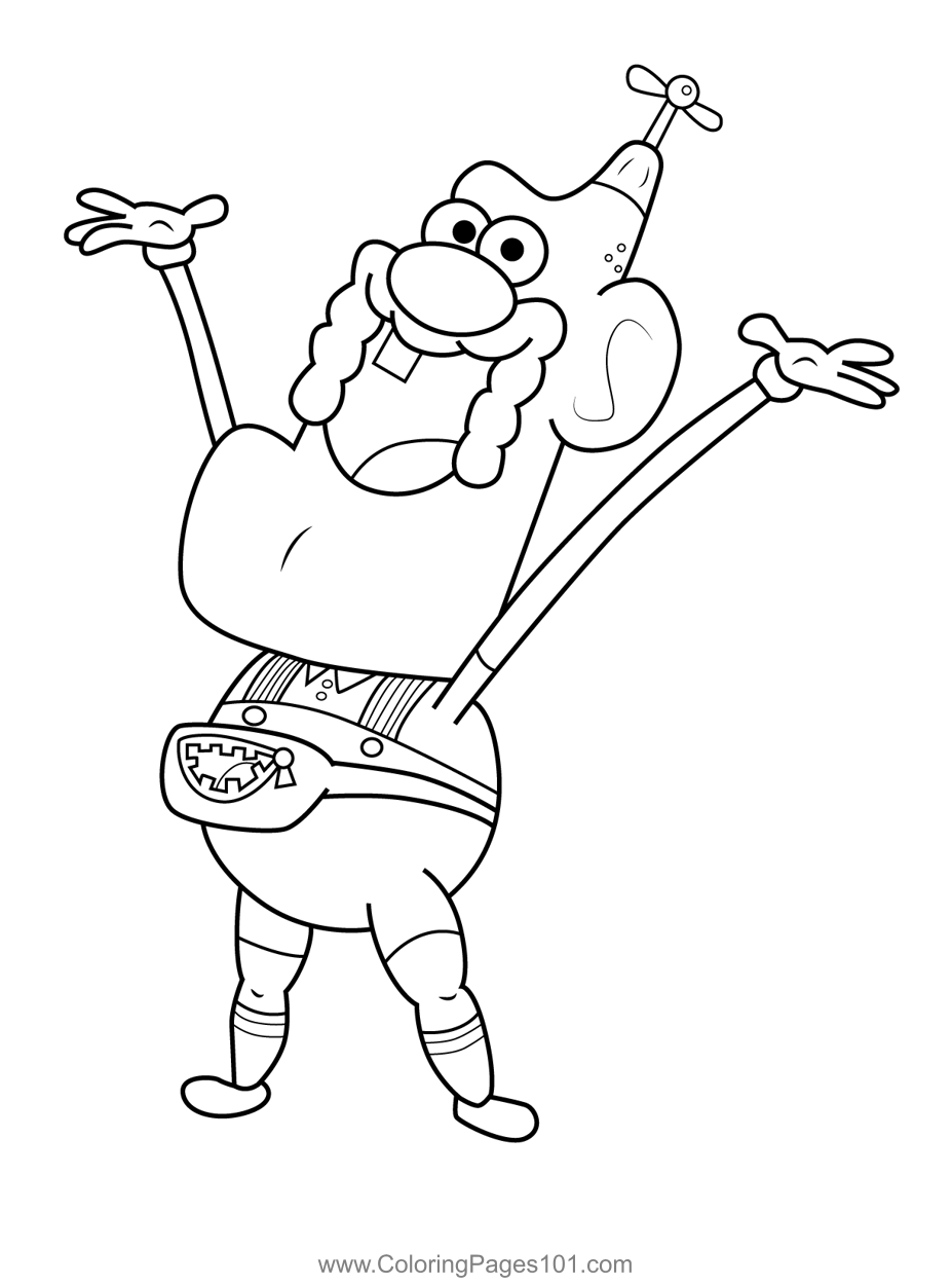 Uncle Grandpa 1 Coloring Page For Kids Free Uncle Grandpa Printable Coloring Pages Online For