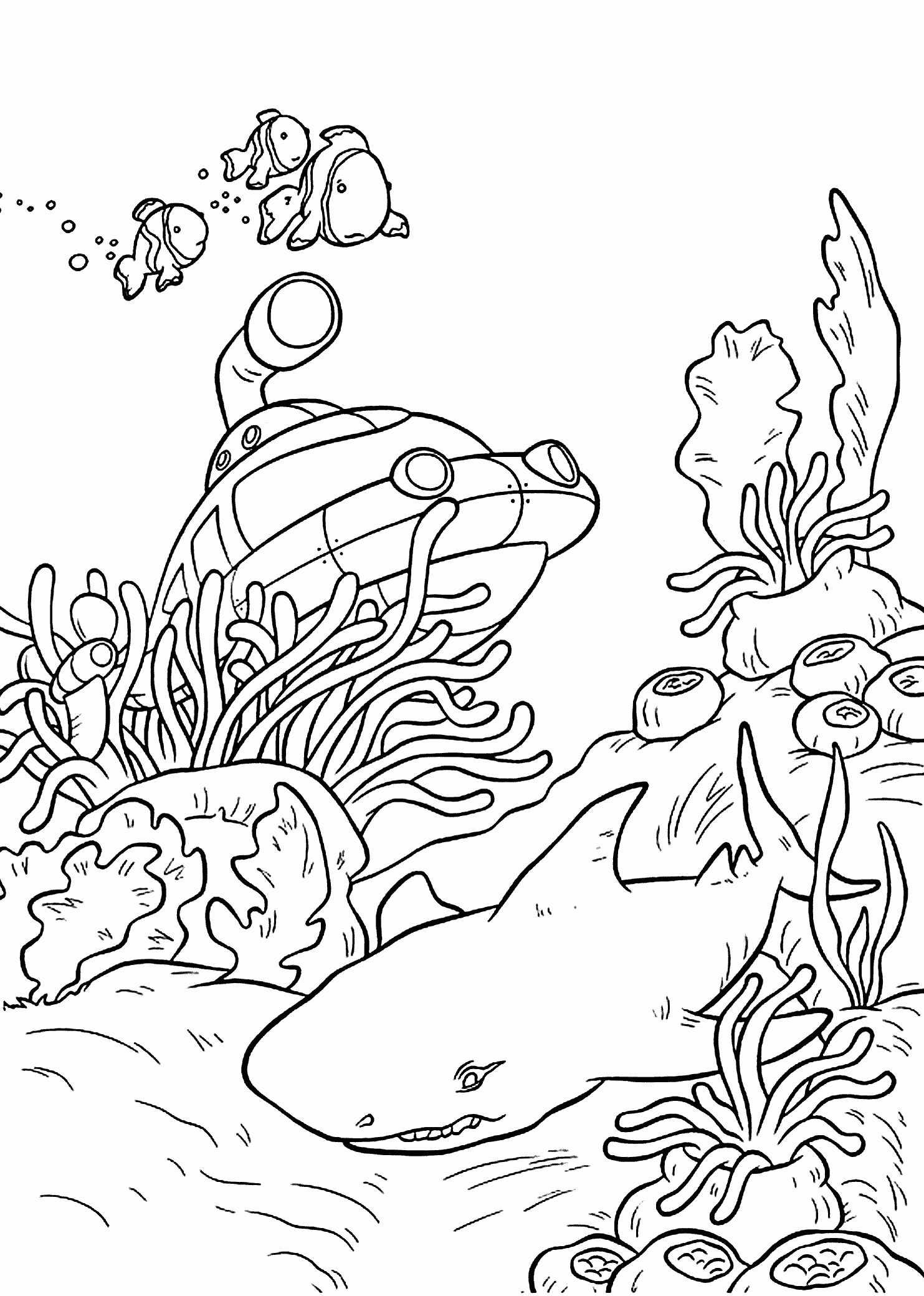 Underwater Coloring Pages To Download And Print For Free Coloring Home