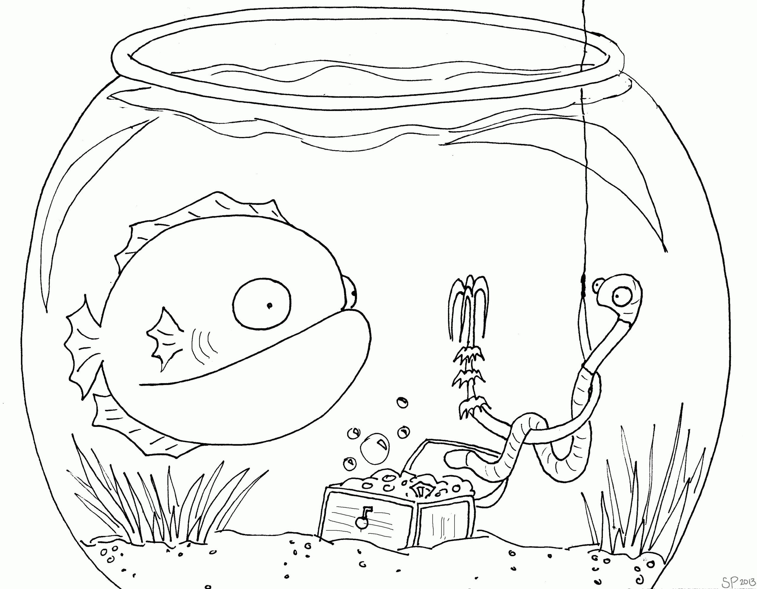 Underwater Scene Coloring Pages Coloring Home