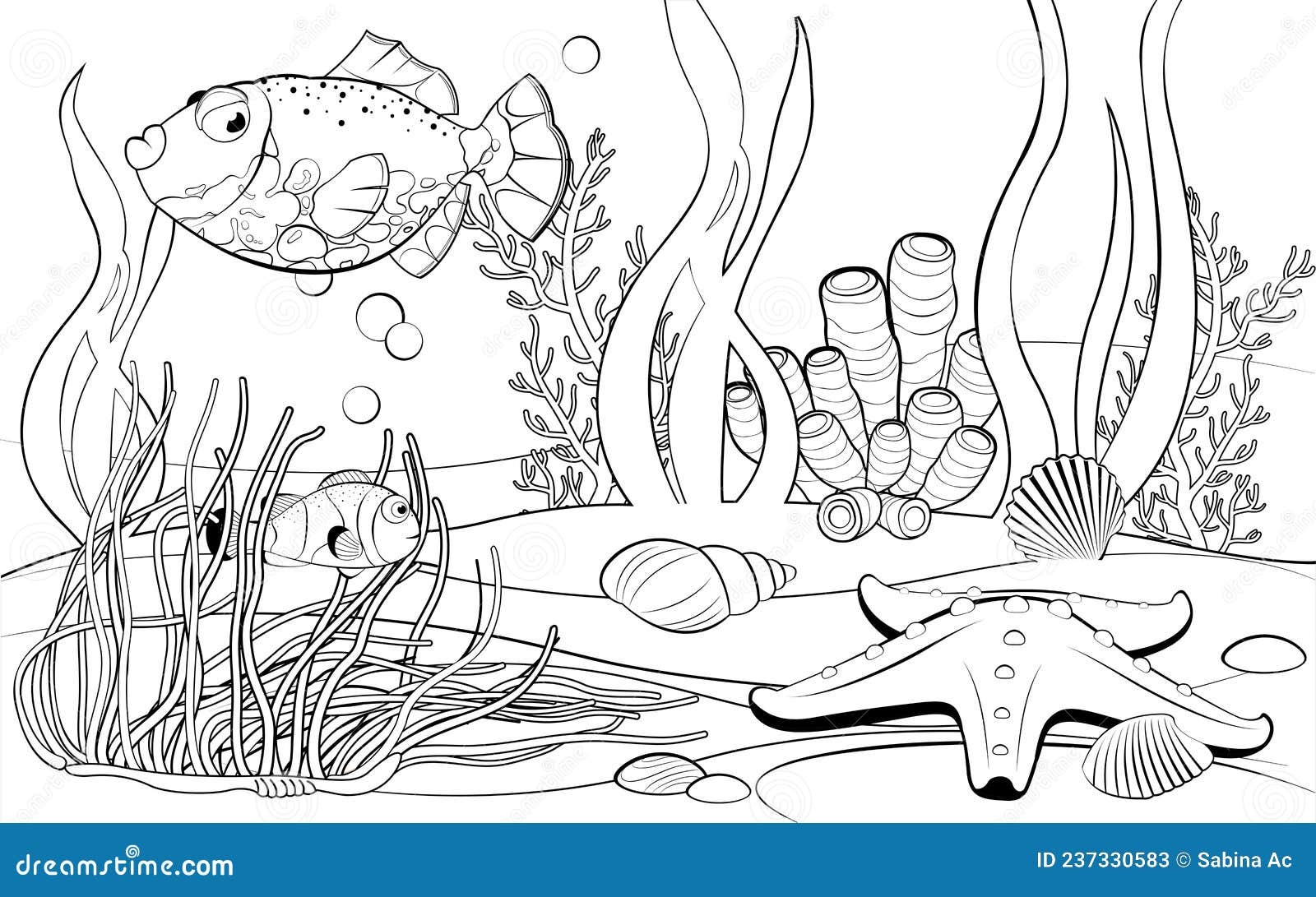 Underwater Coloring Page