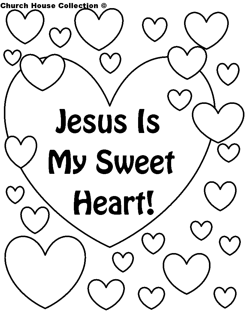 Valentines Day Coloring Pages For Sunday School At GetColorings Free Printable Colorings