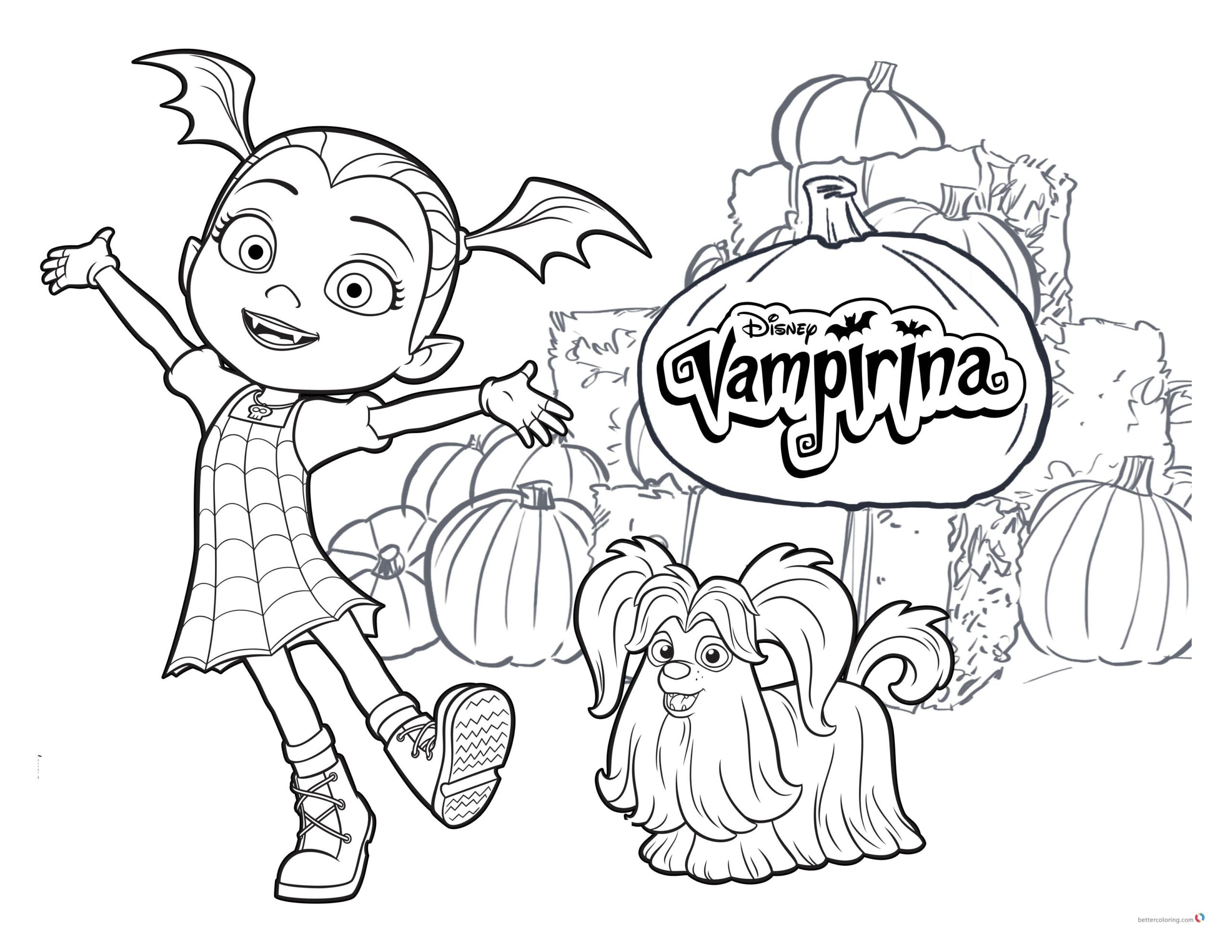 Vampirina Coloring Page