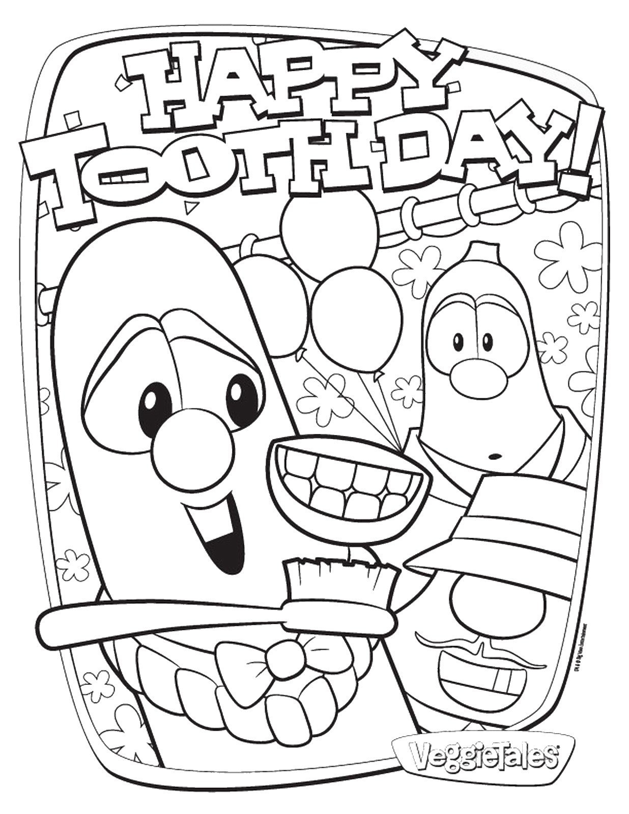 Veggie Tales Coloring Pages