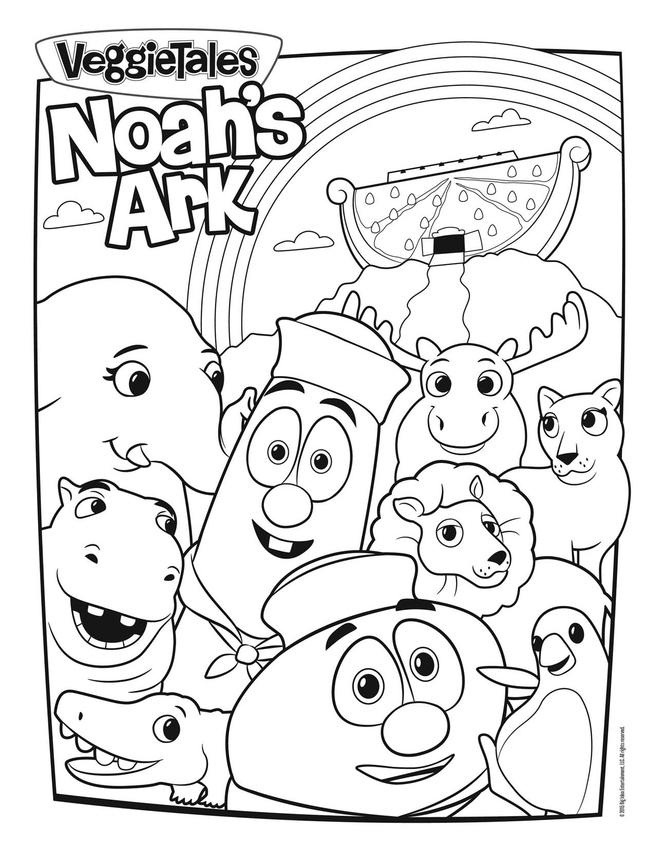 Veggietales Coloring Pages