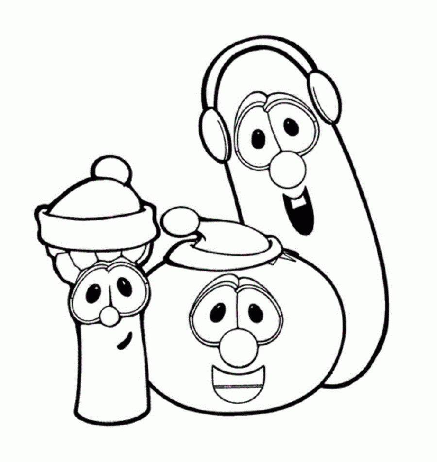 Veggie Tales Coloring Pages Download And Print For Free