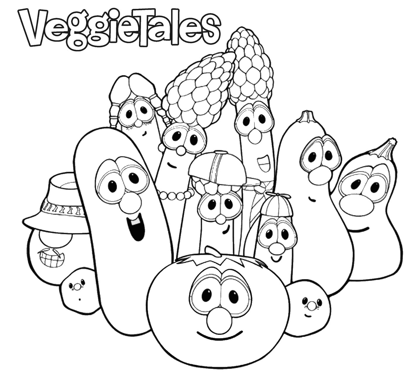 Veggietales Coloring Pages Rack Shack And Benny Breana Ashcraft