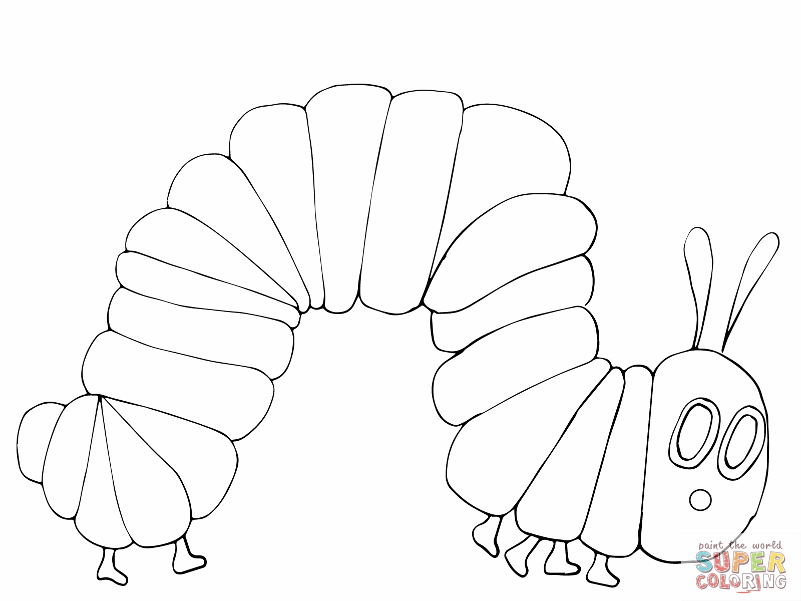 Very Hungry Caterpillar Coloring Pages To Download And Print For Free