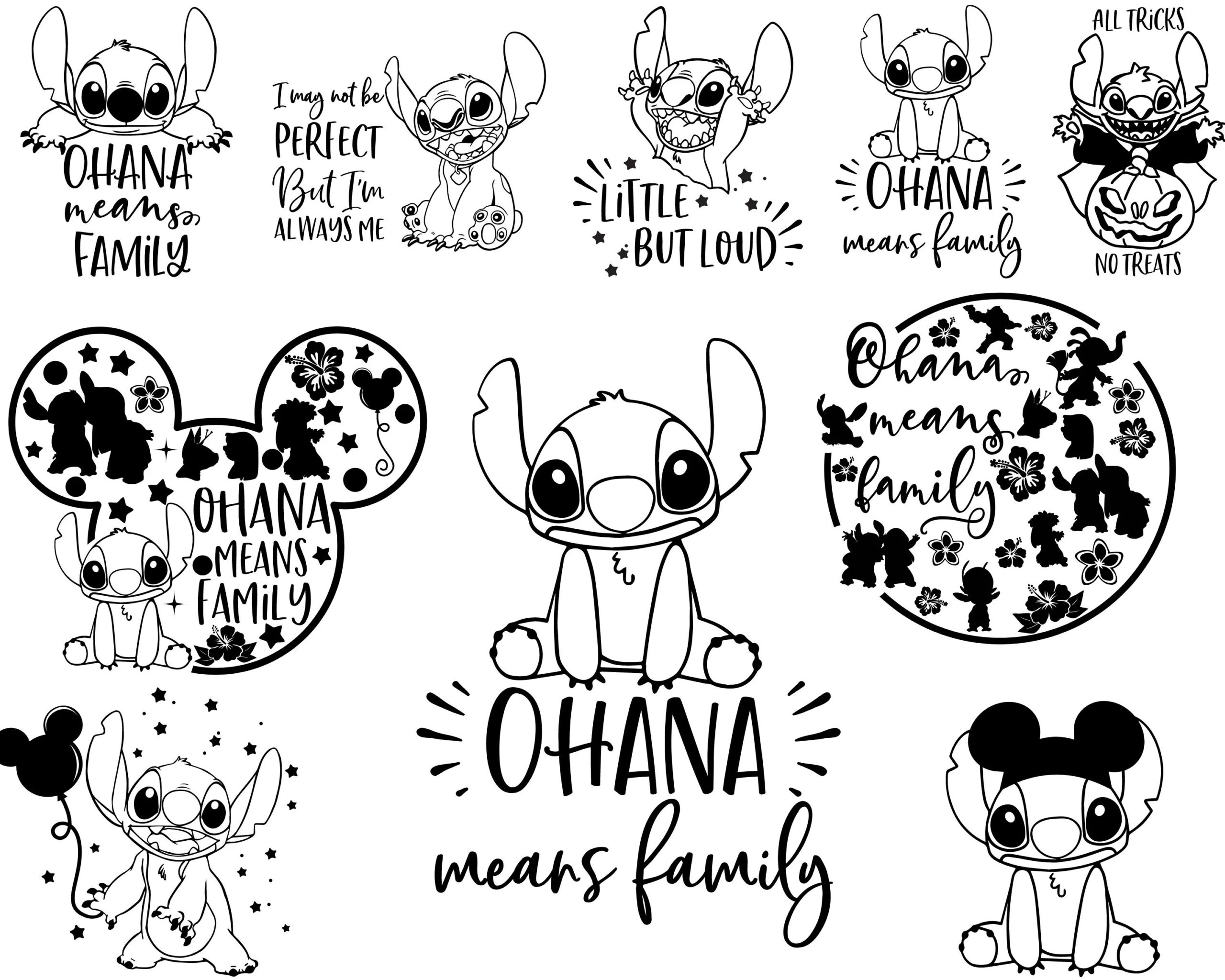 Ohana Coloring Pages