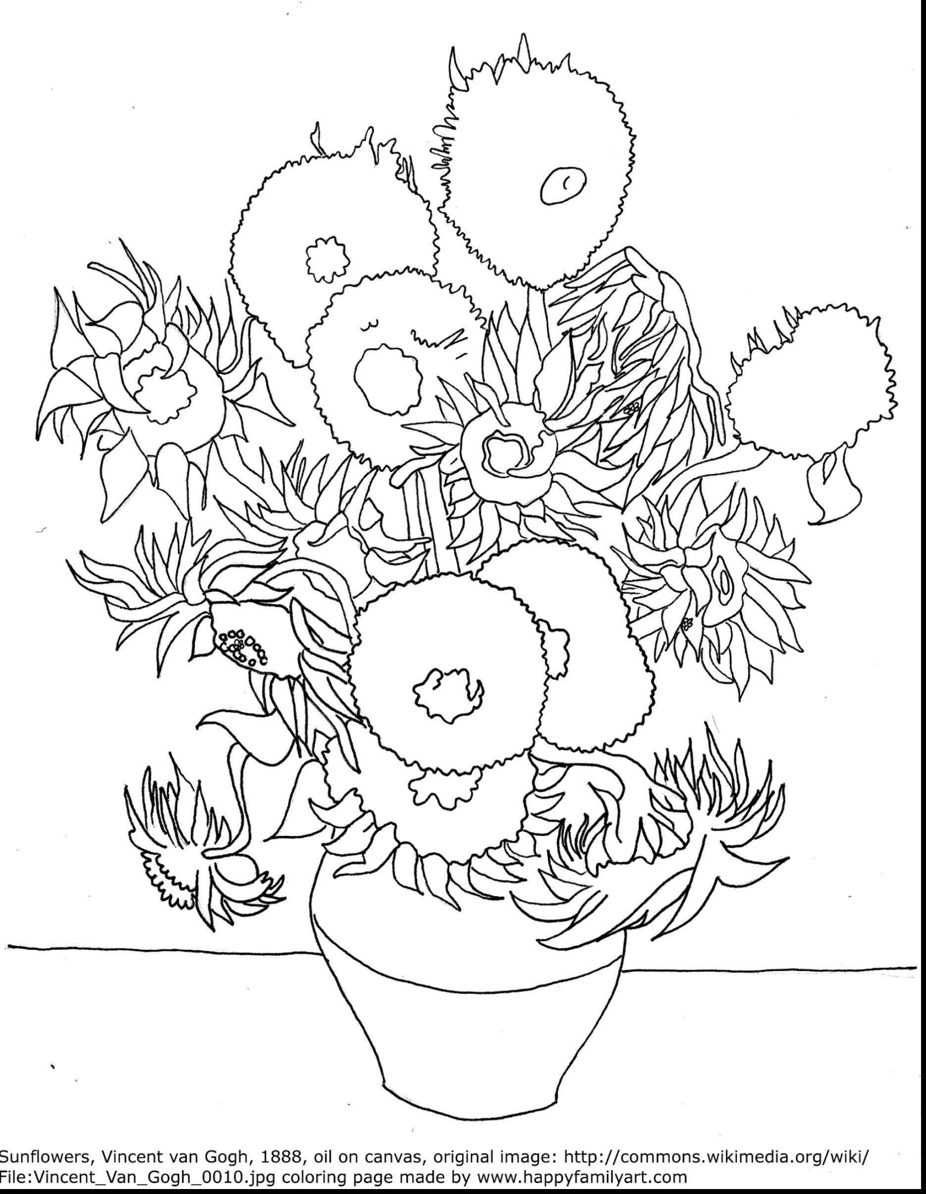 Van Gogh Coloring Pages