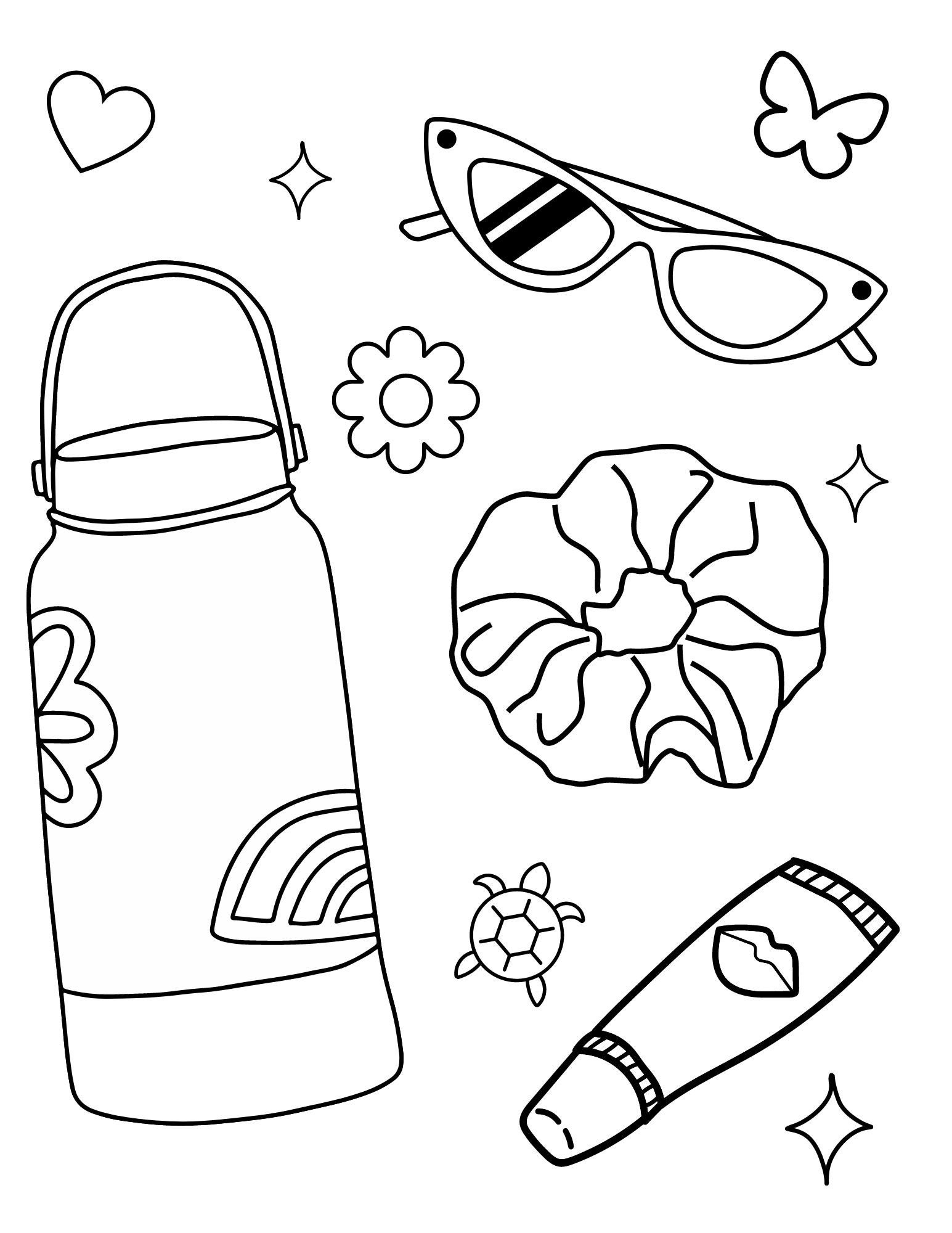 Vsco Girl Coloring Pages