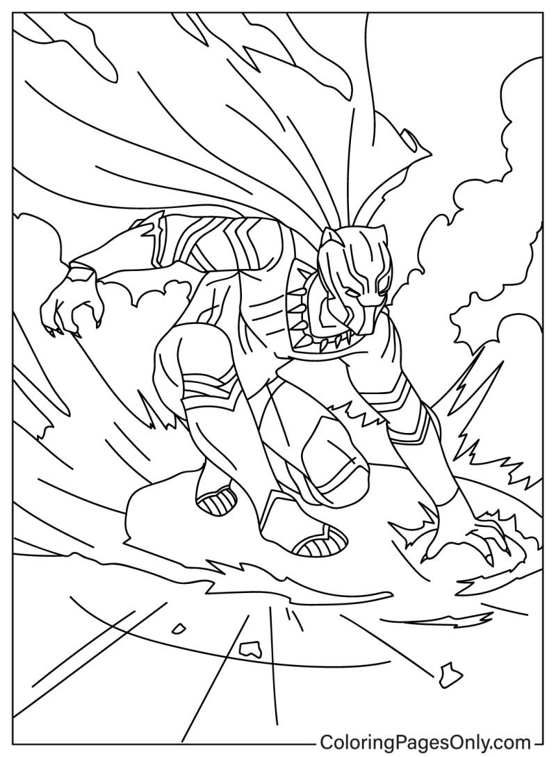 Wakanda Coloring Pages Printable For Free Download