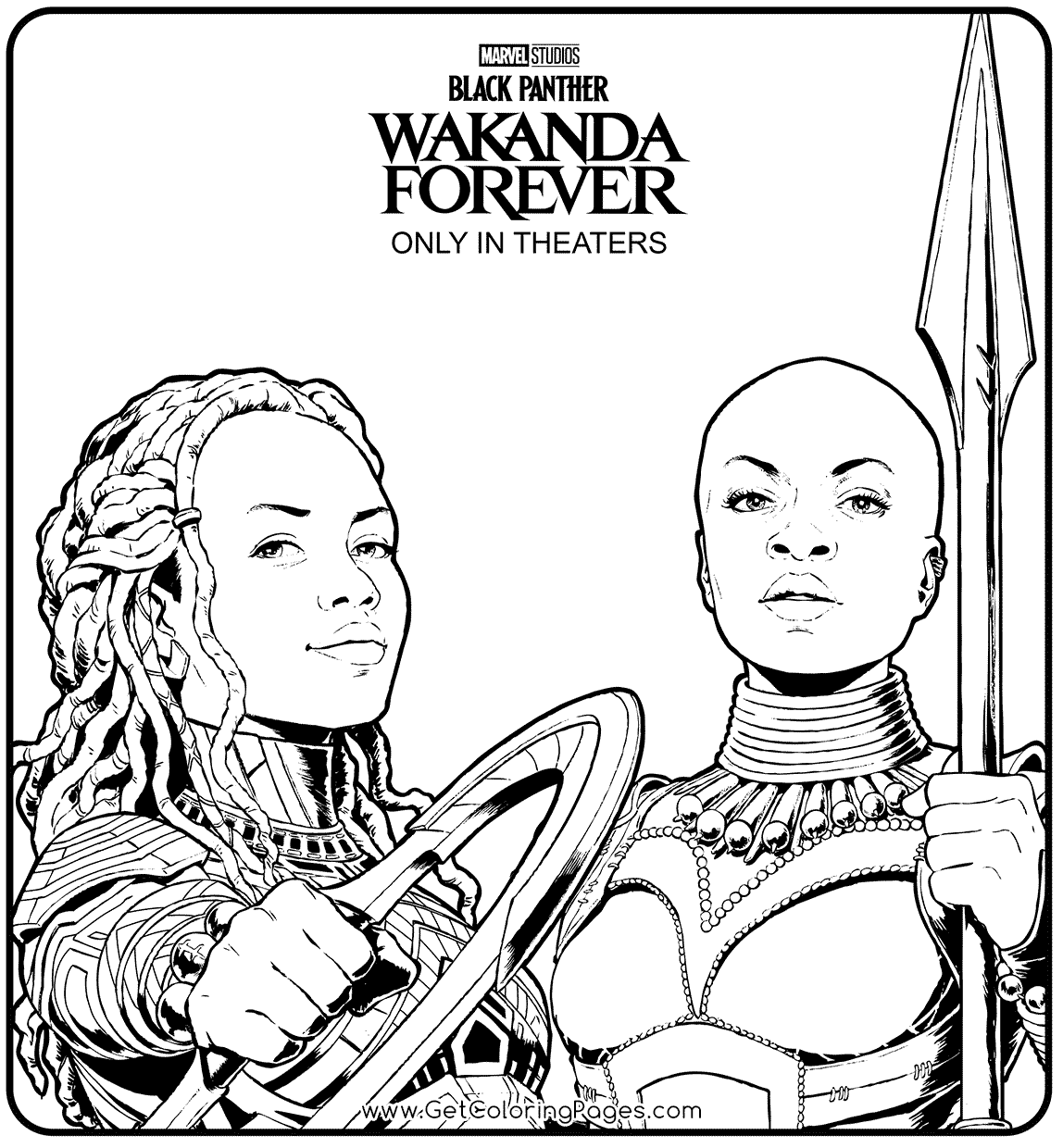 Wakanda Coloring Pages Printable For Free Download