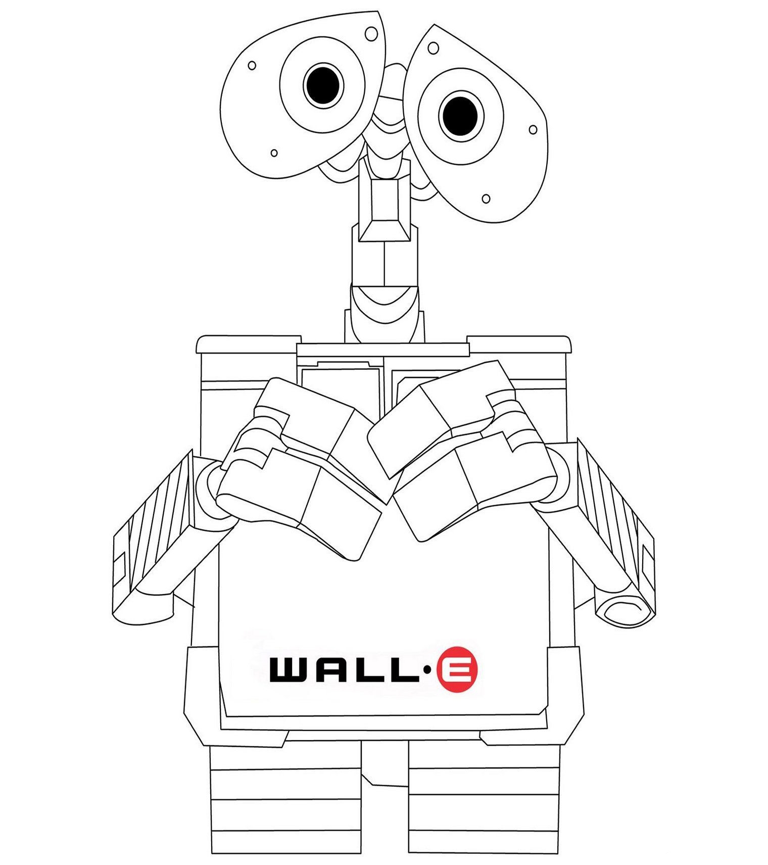 Wall-E Coloring Page