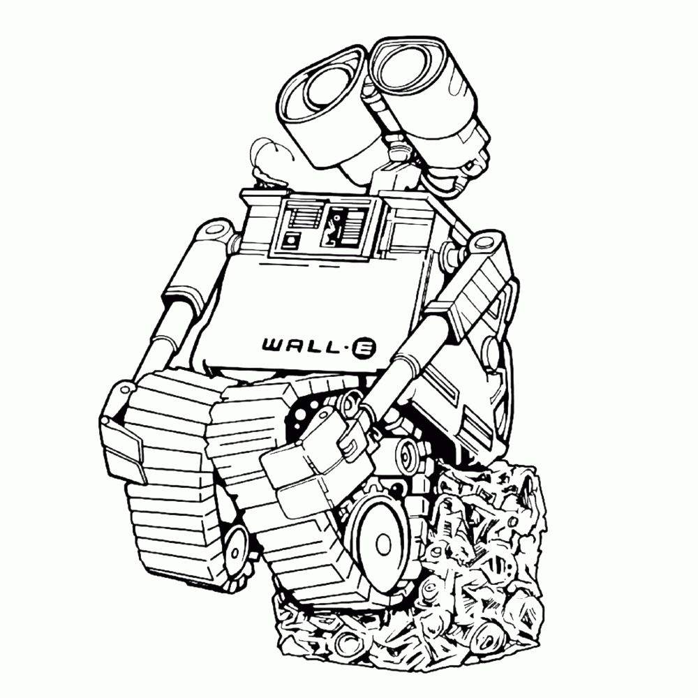 WALL E Coloring Pages Books 100 FREE And Printable