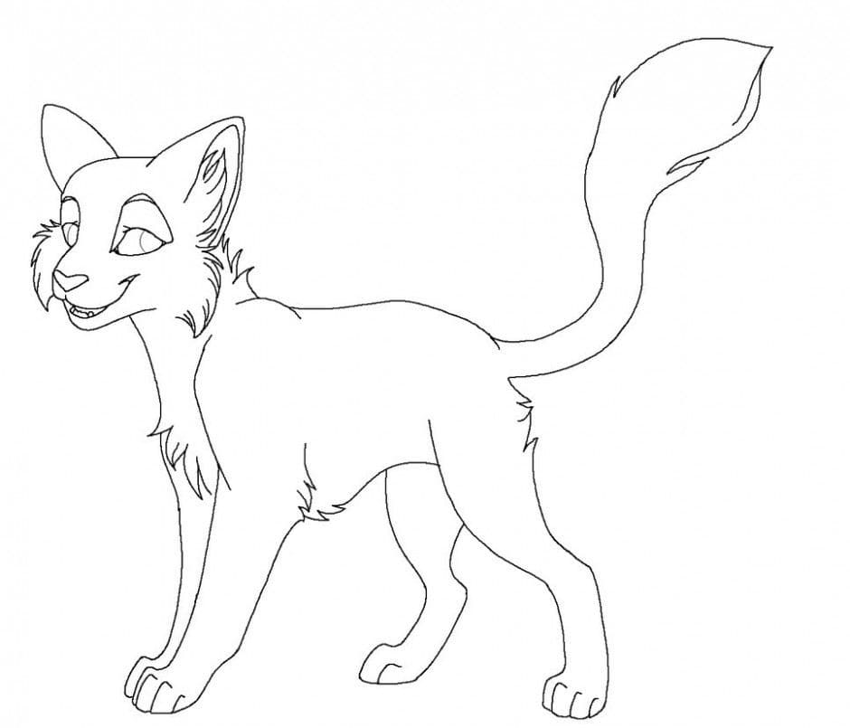 Warrior Cat Scourge Coloring Pages