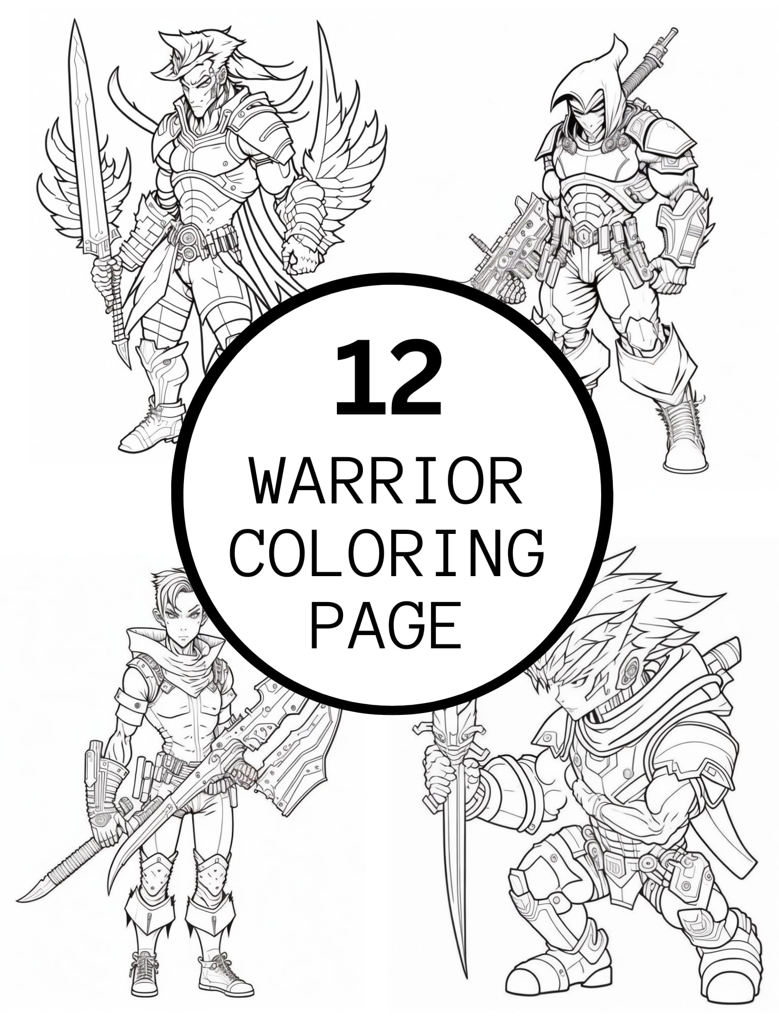 Warrior Coloring Pages