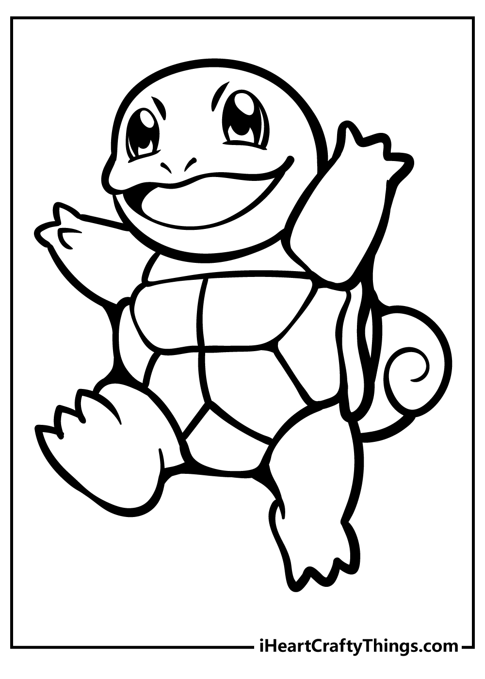Water Type Pokemon Coloring Pages