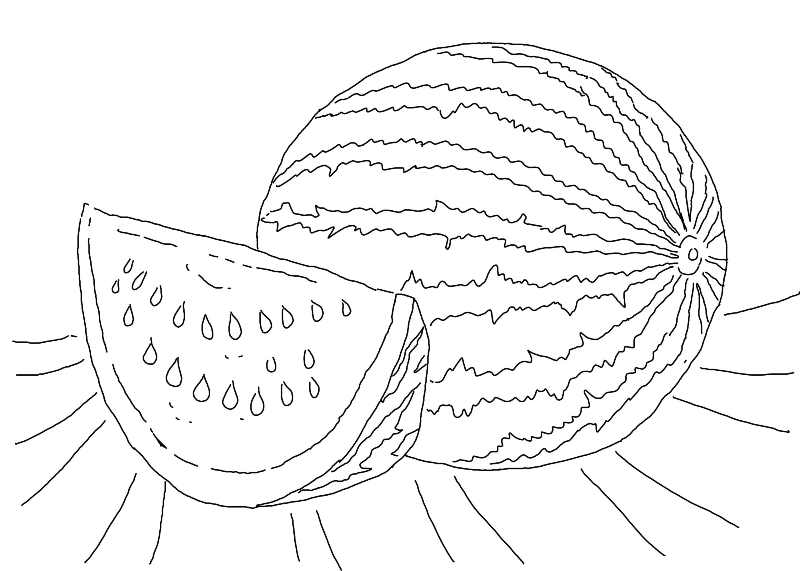 Watermelon Coloring Pages Best Coloring Pages For Kids