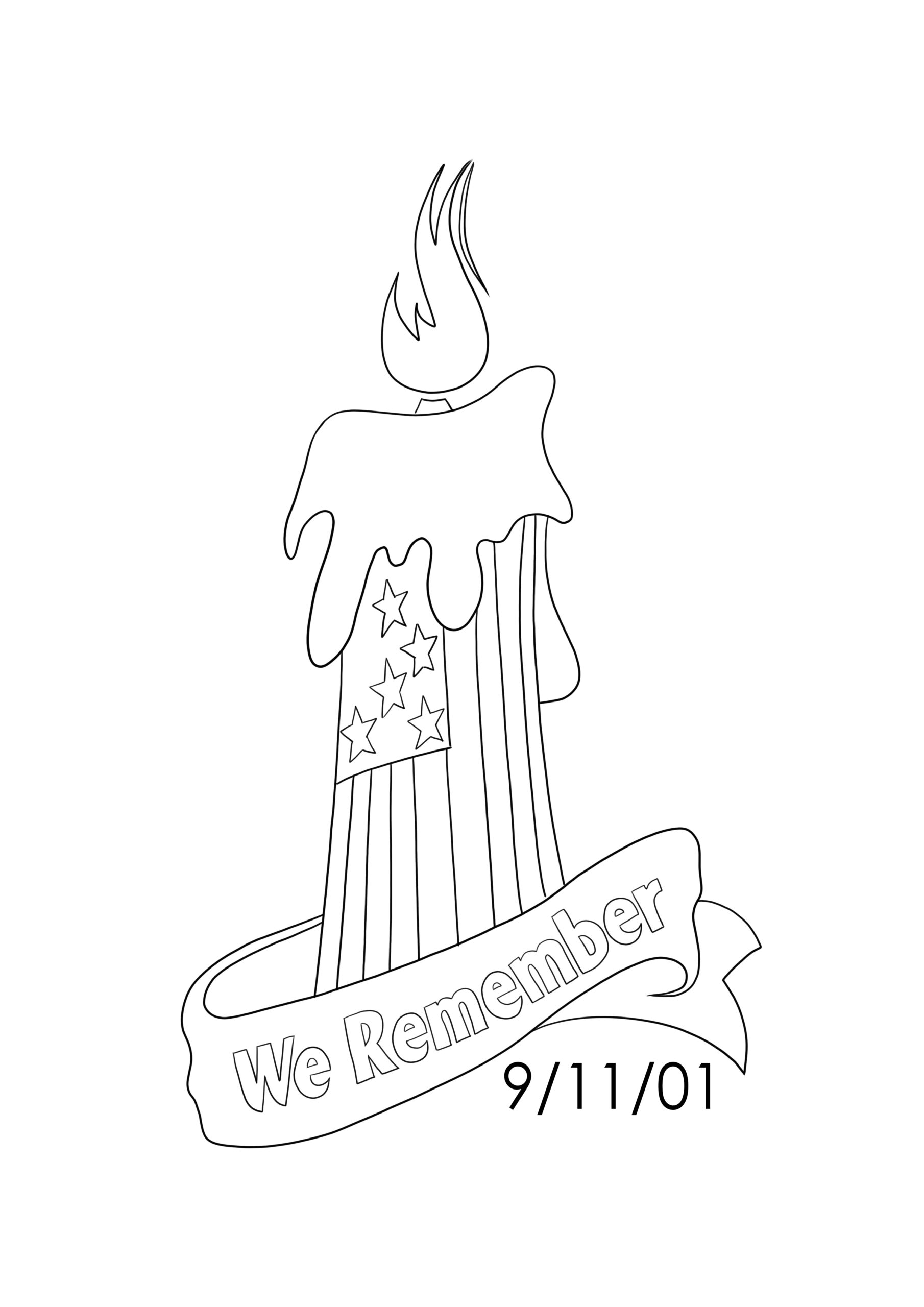 We Remember 911 Coloring Pages
