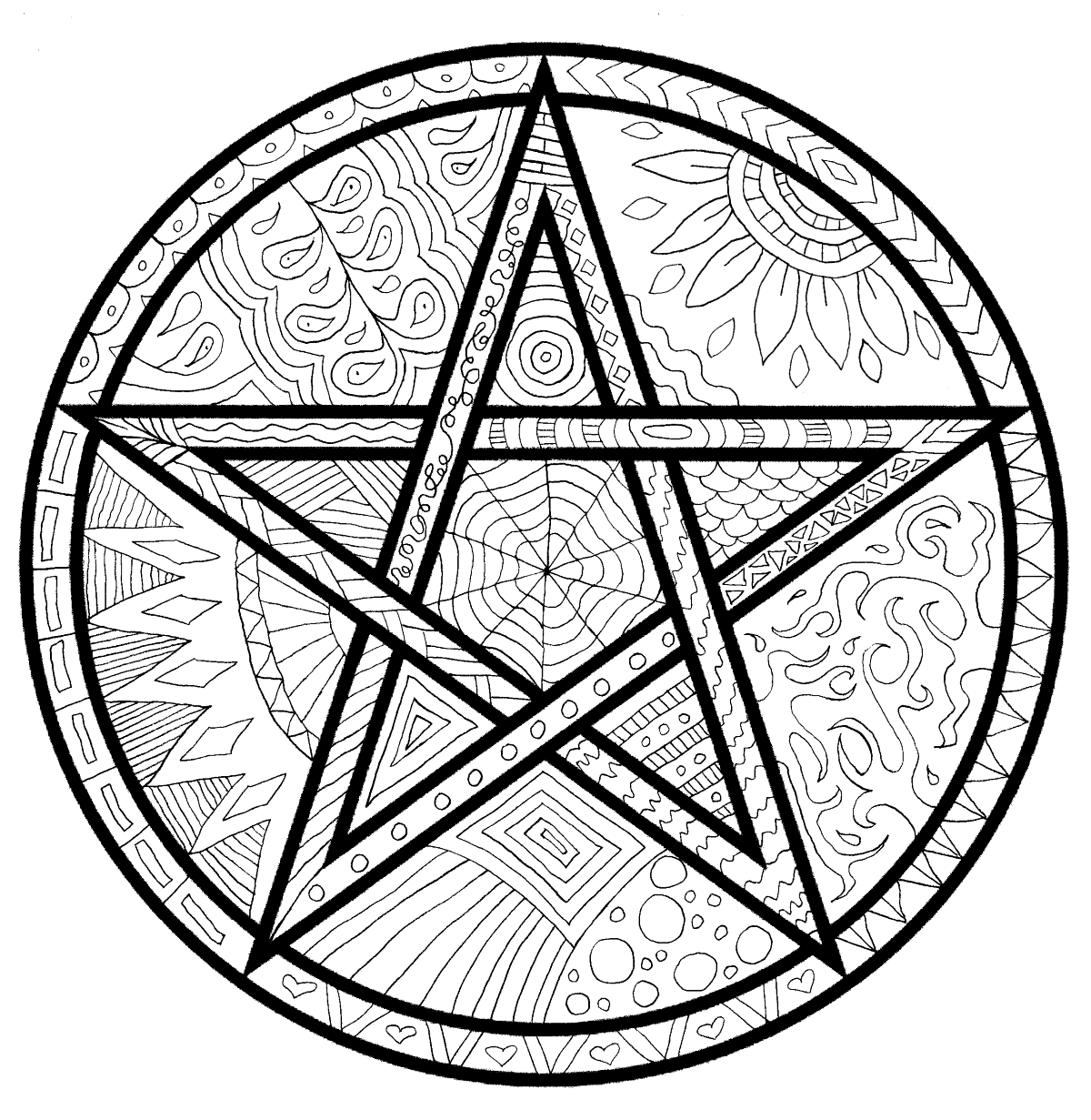 Wiccan Coloring Pages For Adults At GetDrawings Free Download