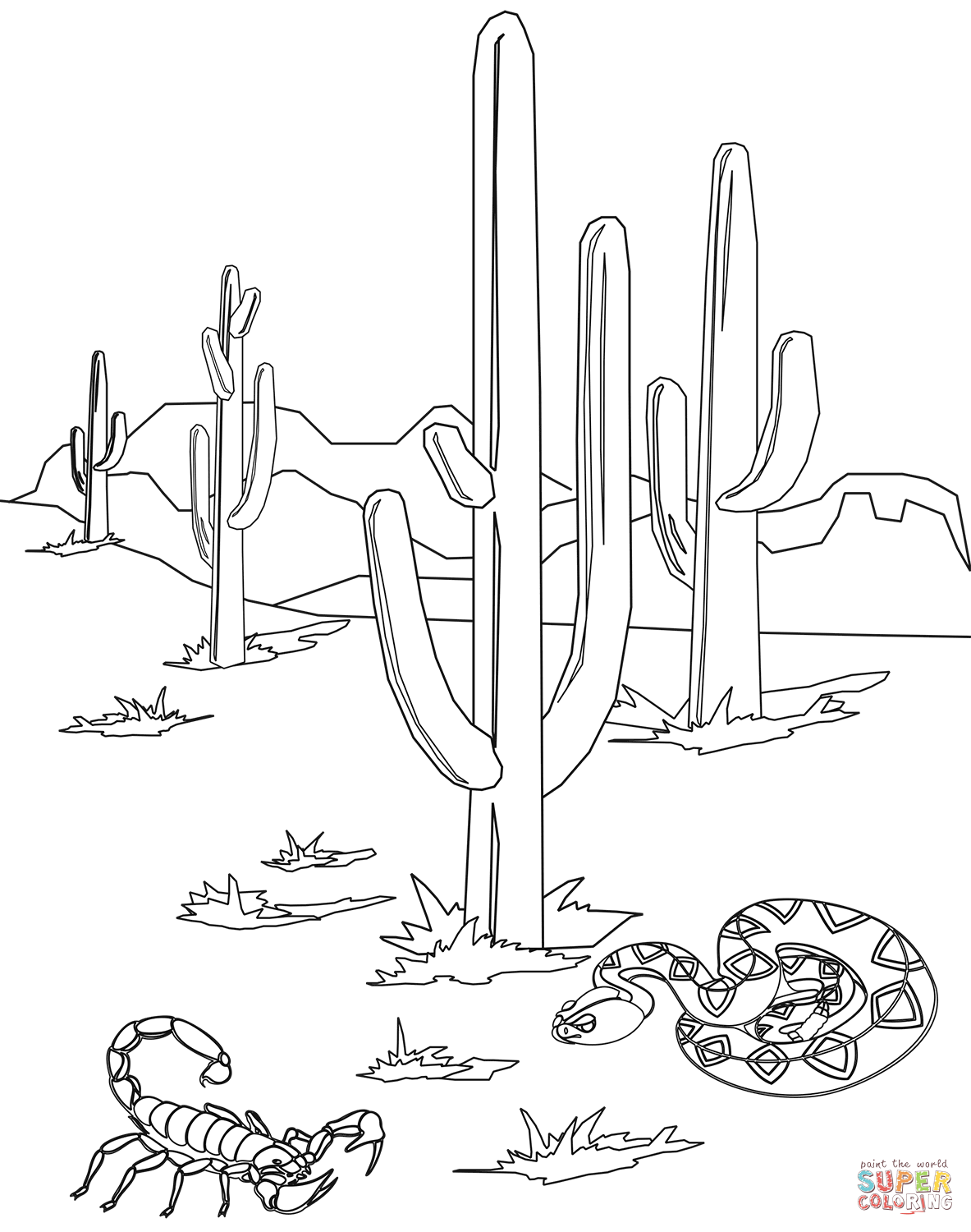 Wilderness Coloring Pages Coloring Home