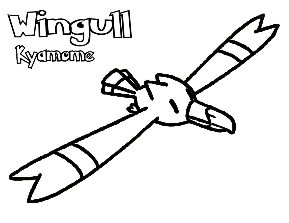 Wingull Coloring Pages Free Pokemon Coloring Pages Printables