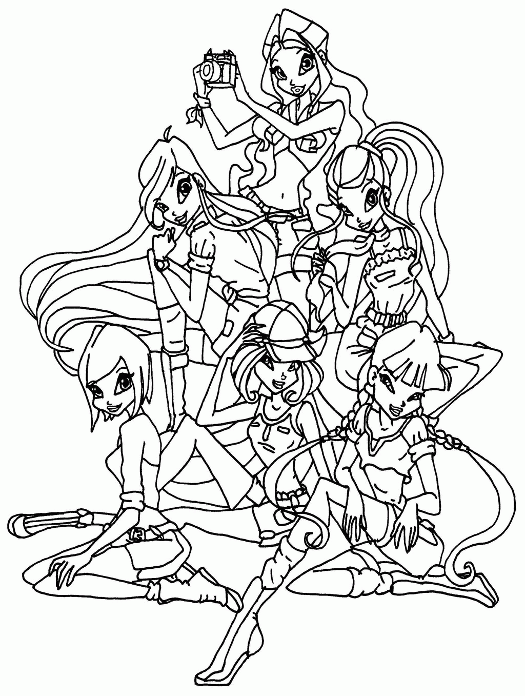 Winks Printable Coloring Pages Coloring Home