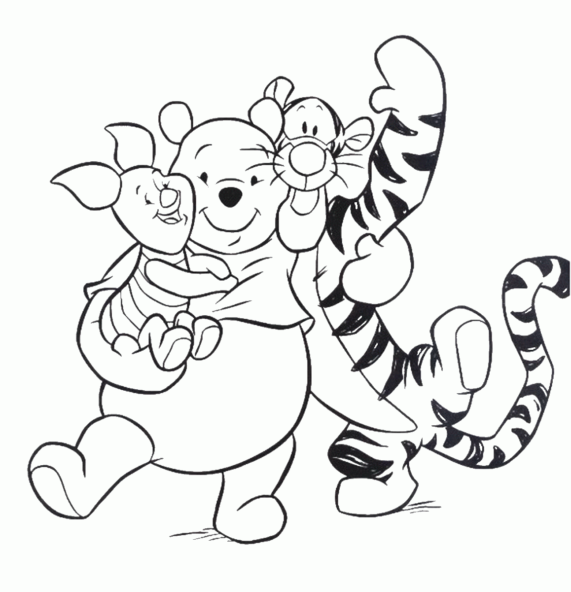 Pooh Coloring Pages