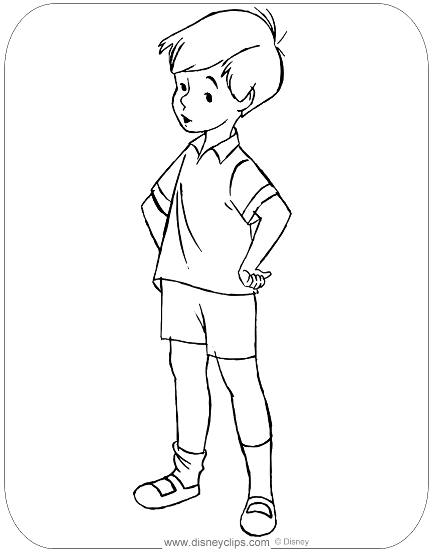 Winnie The Pooh Friends Coloring Pages Disney S World Of Wonders