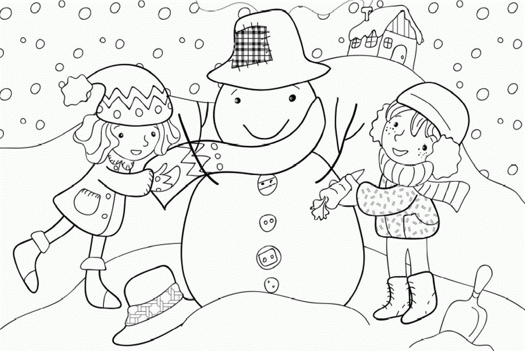 Winter Season Coloring Pages Crafts And Worksheets For Preschool Toddler And Kindergarten