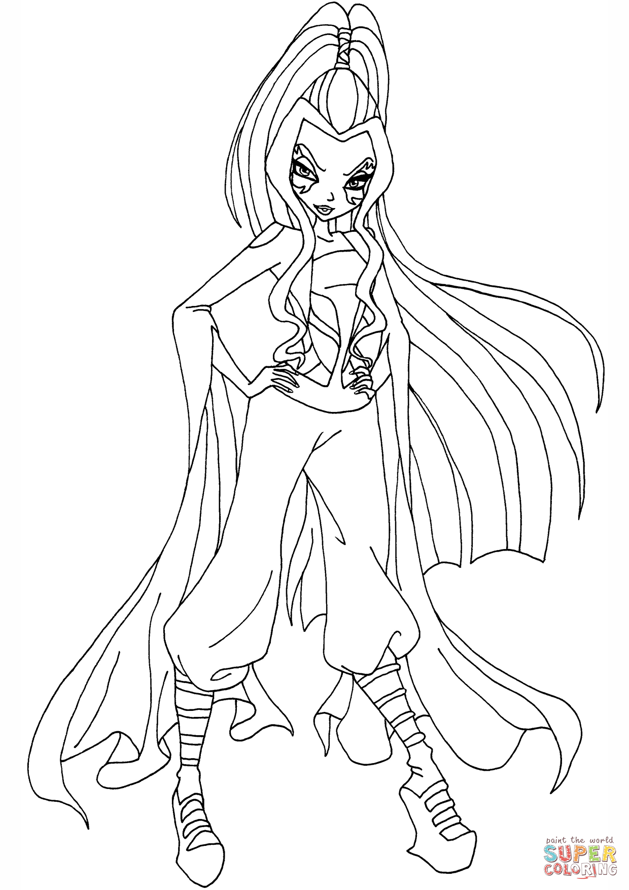 Winx Trix Coloring Pages