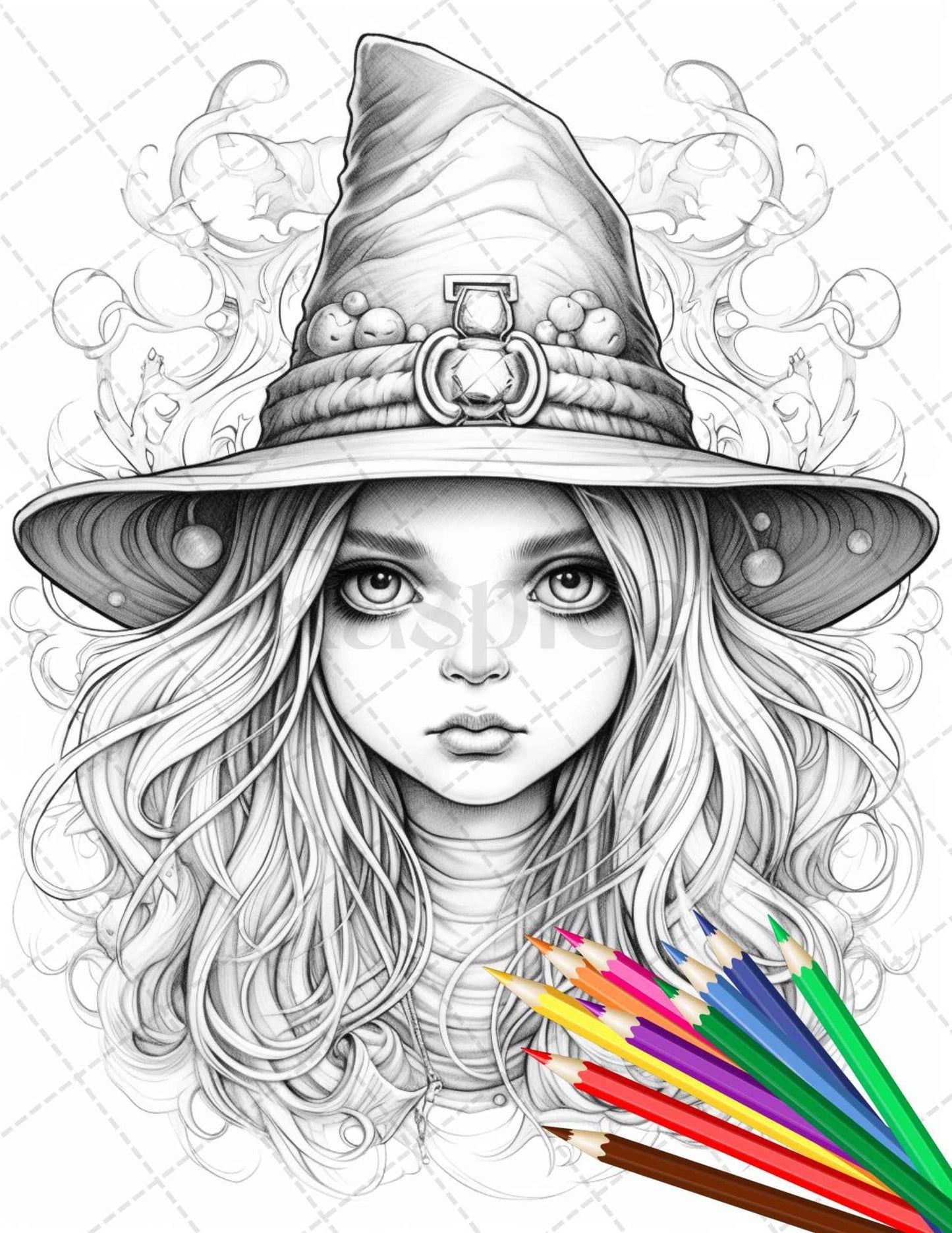 Witch Coloring Pages Printable Adult Coloring Pages Coloring Books Witch Characters