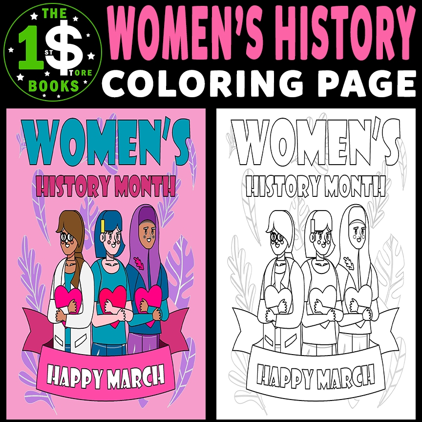 Women's History Month Coloring Pages