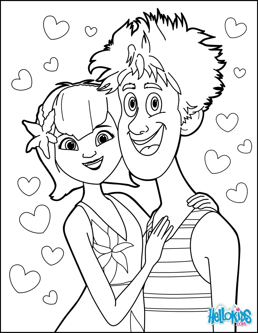 Wonderful Hotel Transylvania Coloring Pages Easy To Download Creative Pencil