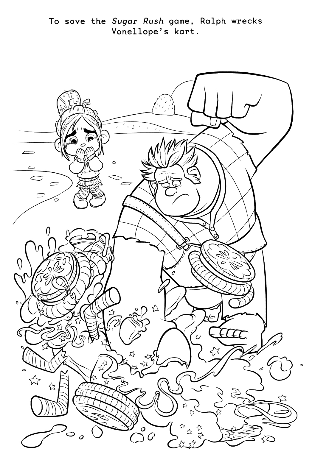 Coloring Pages Wreck It Ralph