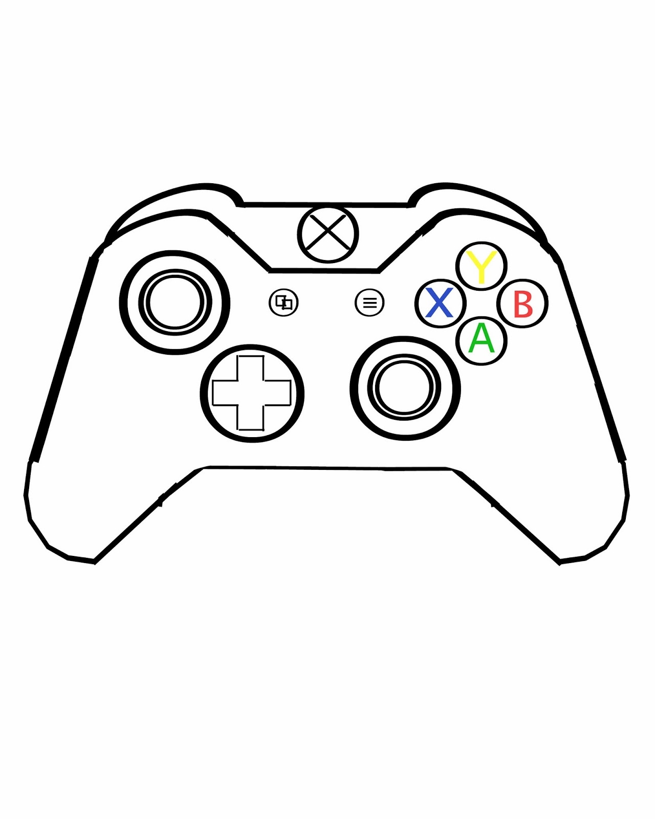 Xbox Controller Coloring Pages At GetColorings Free Printable Colorings Pages To Print And