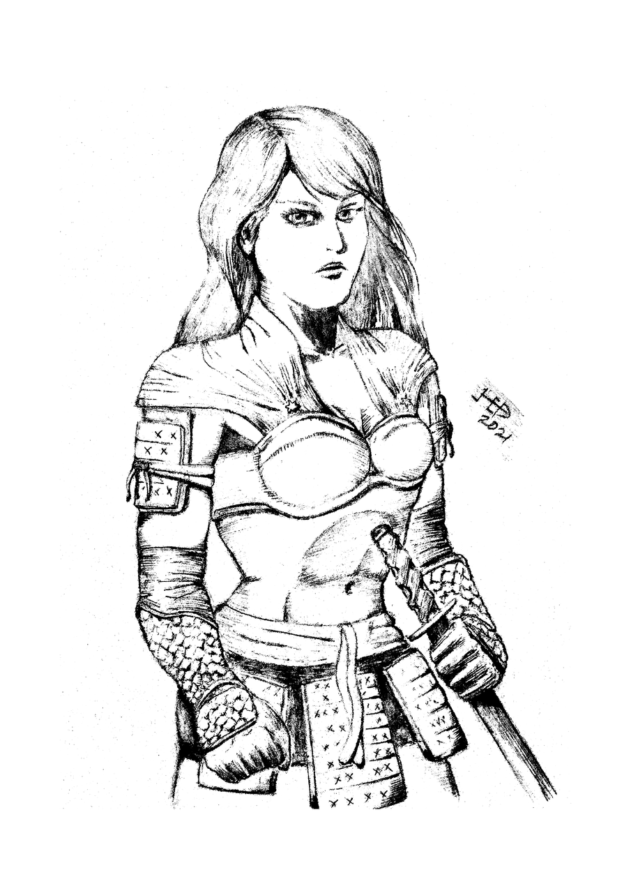 Xena Warrior Princess Coloring Pages