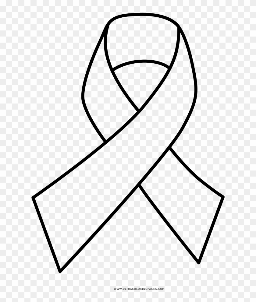 Yellowribbon Coloring Page Breast Cancer Ribbon Drawing Free Transparent PNG Clipart Images